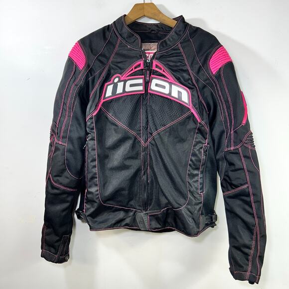 ICON Motorsports CONTRA PERFORMANCE Series Motorcycle Jacket Size XL LADIES - Picture 1 of 15